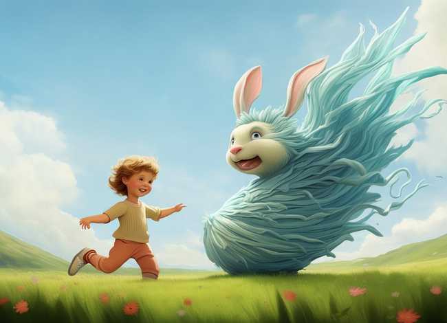 带儿歌的幼儿故事 风娃娃的故事