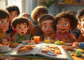 早餐故事儿童；作文--早餐的故事