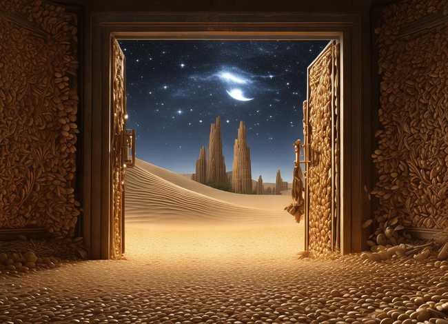 芝麻开门故事图片（芝麻开门开的究竟是啥所在）