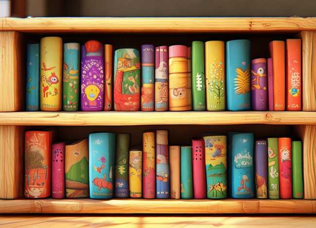 书柜儿童简笔画 - 书架怎么画