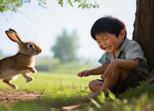 熊孩子成语故事守株待兔，成语故事守株待兔 守株待兔的成语故事内容