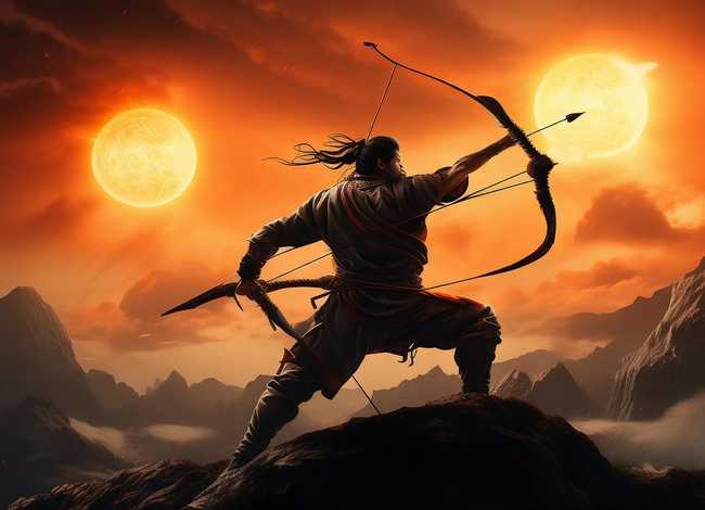 后羿射日的故事视频，后羿射日的故事