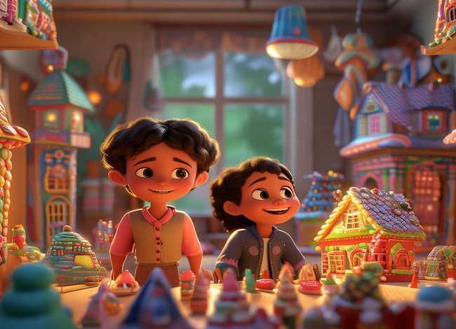 儿童故事绘本《糖果屋》 - 绘本推荐家贫养不好孩子 两个孩子如何改变一个家庭《糖果屋》