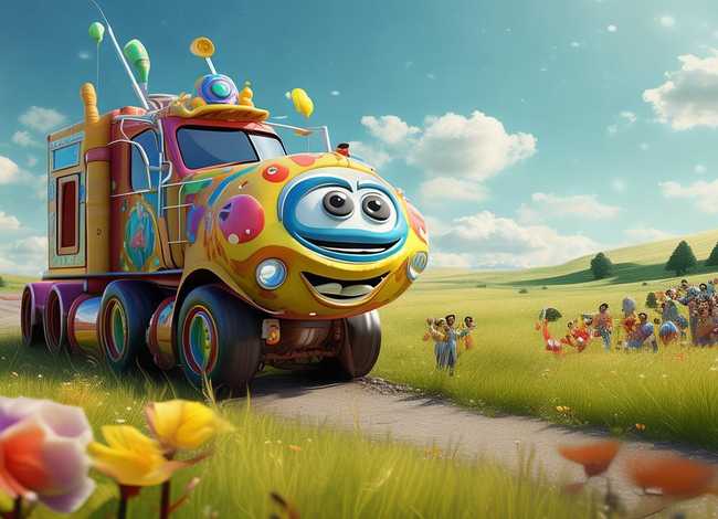 大卡车的故事文字 童话故事文字版100字大全 大卡车的故事文字 童话故事文字版100字大全