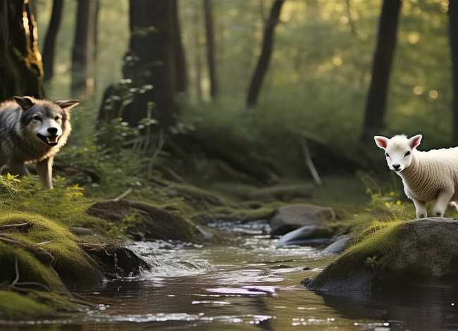 狼和小羊的故事mp3，故事《狼和小羊》doc