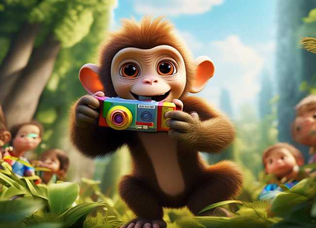 适合少儿演讲的故事，适合演讲的中班幼儿故事《小猴子拍照》