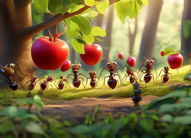 友谊的种子儿童故事;《寓言故事》- 蚂蚁吃苹果 友谊的种子儿童故事;《寓言故事》- 蚂蚁吃苹果