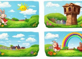 儿童小故事图片配图 故事插画三张图-故事插图怎么画简单又好看