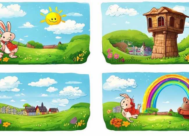儿童小故事图片配图 故事插画三张图-故事插图怎么画简单又好看