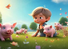 儿童故事的图片带有猪 有没有三四岁孩子看的故事越多推荐越好