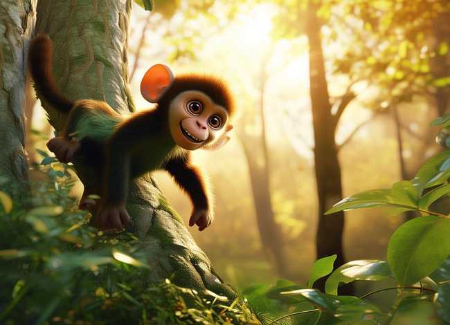 播放猴子的故事;小猴子上山的故事 播放猴子的故事;小猴子上山的故事