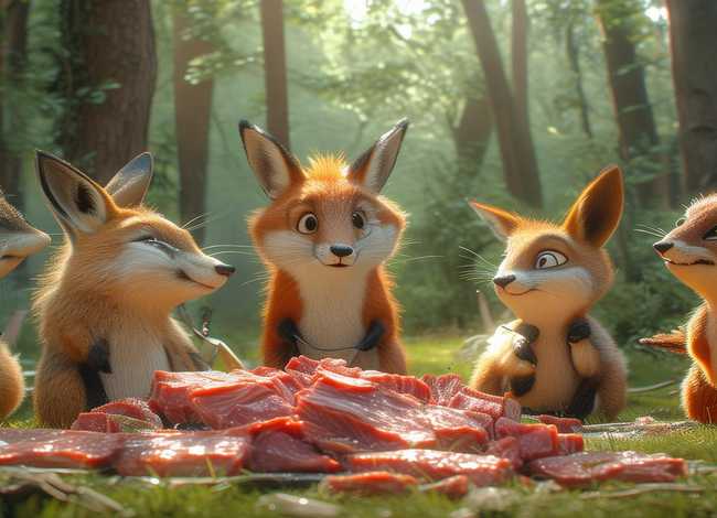 狐狸分肉的故事寓意、《狐狸分肉》给我们带来怎样的道理