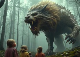 儿童年兽的传说的故事；年兽的传说(简短写)