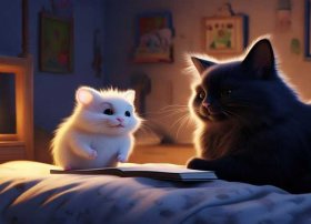 儿童睡前故事猫和老鼠 - 儿童睡前老鼠和小猫的故事