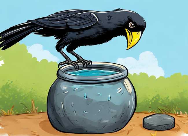 儿童故事乌鸦喝水ppt;《乌鸦喝水》绘本故事 儿童故事乌鸦喝水ppt;《乌鸦喝水》绘本故事