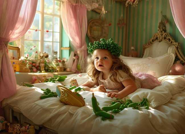 豌豆公主讲故事，豌豆姑娘的故事谁知道麻烦给讲一下