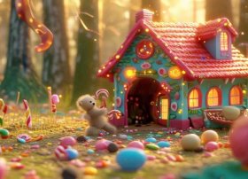 糖果屋 故事 - 小熊的糖果屋故事