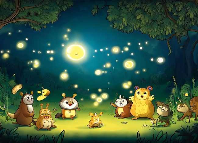 萤火虫幼儿故事；《萤火虫找朋友》儿童绘本故事分享