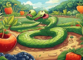 好饿的小蛇故事完整版，绘本名称-好饿的小蛇