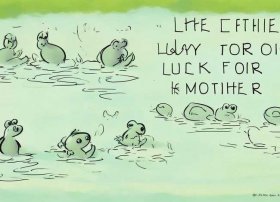 连环画幼儿故事简笔画，小蝌蚪找妈妈连环画(简笔画)