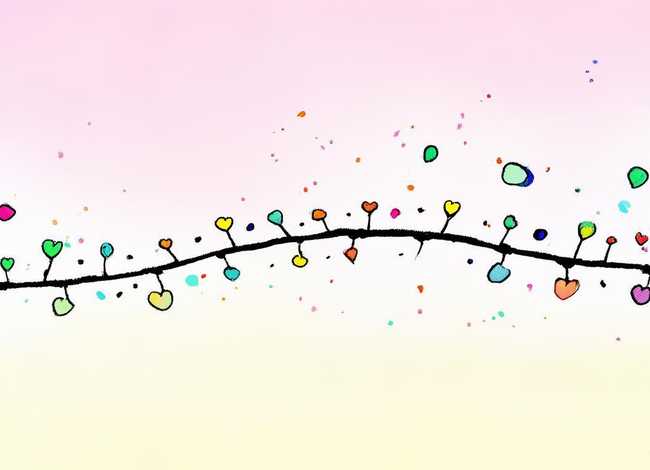 儿童插画素材；可爱插画素材-手帐笔记——插画篇(如何画敲可爱的分割线)