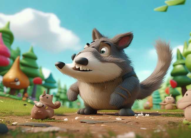 有关狼的儿童故事书、笨狼的故事主要内容是什么