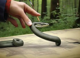 画蛇添足的寓言故事图片；画蛇添足的寓言故事