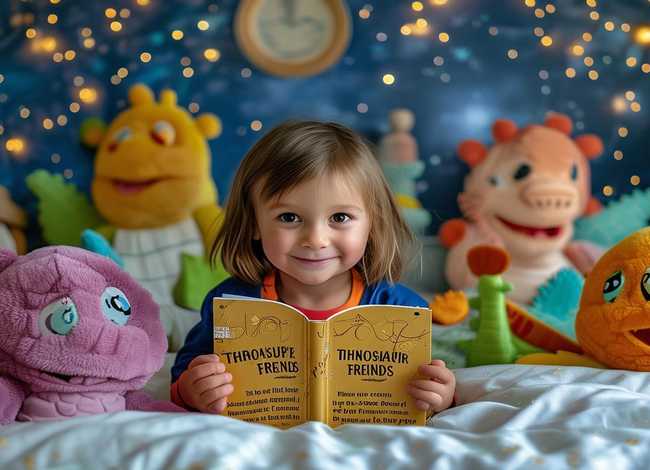 挑食的甜甜儿童故事视频（小宝贝睡前童话故事《三个恐龙好朋友》-我不挑食）