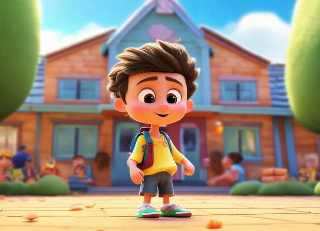 适合6岁男孩讲的故事；绘本故事_49《大卫上学去》