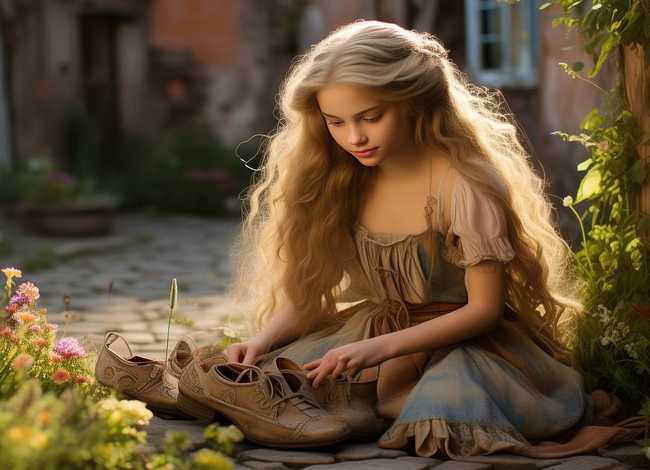 老鞋匠原文 莴苣公主的故事