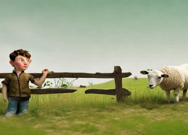 儿童自制故事书范例ppt亡羊补牢；原创亡羊补牢动态PPT封含PS