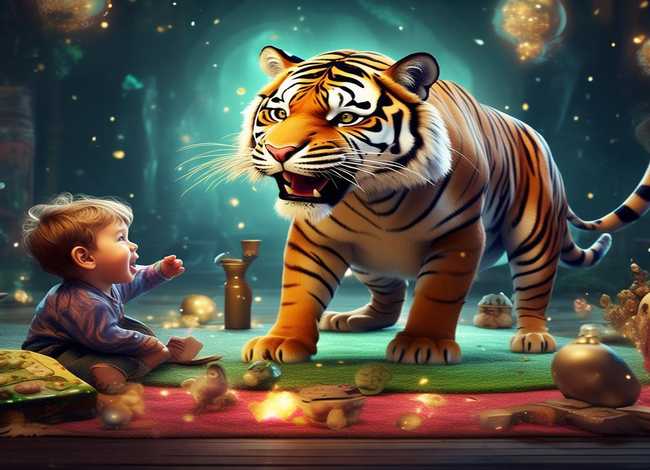 关于魔术的幼儿故事 - 魔术老虎能变的魔术有多少种,它的主人究竟是何人