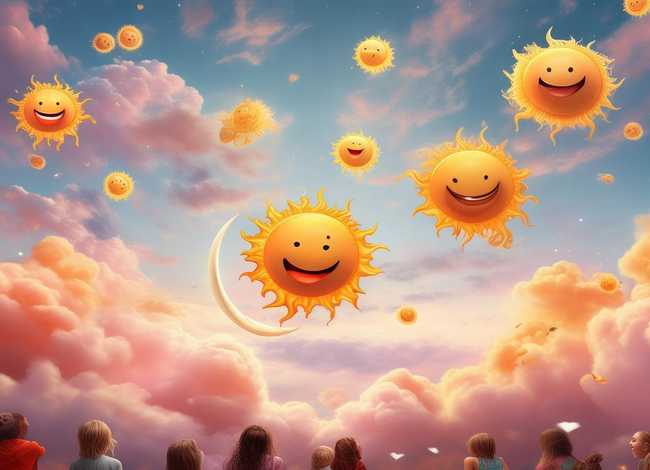 儿童故事十个小太阳（太阳和月亮的故事）