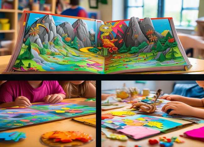 儿童手工故事带图片（立体童话故事书制作过程）