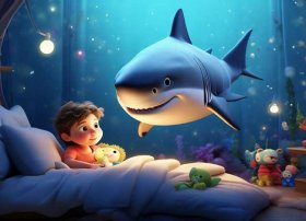 大鲨鱼的故事在线听；关于大鲨鱼的儿童睡前故事_大鲨鱼儿童