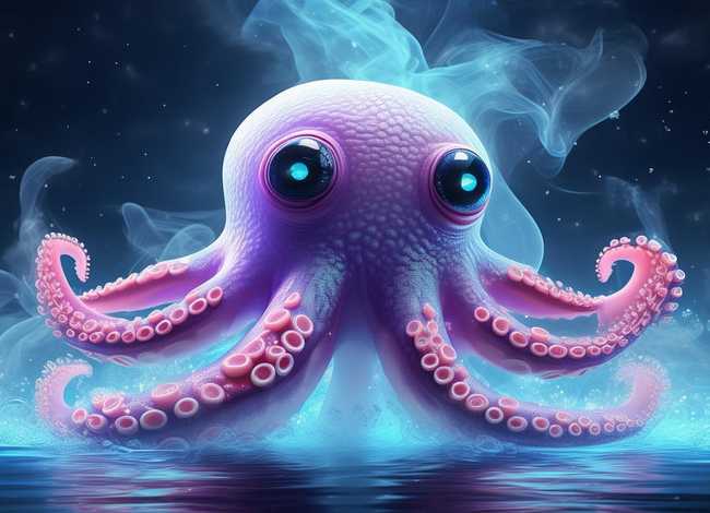 关于乌贼的儿童故事睡前，施放烟幕的小乌贼的童话故事