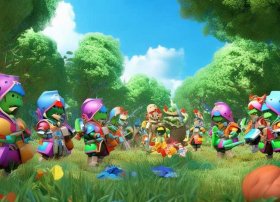 打仗的儿童动画片（士兵和兽人打仗的动画片）