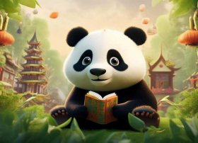 熊猫视频大全儿童故事，美国的中国风动画