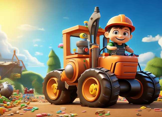 铲车的儿童故事（迈克和他的蒸汽挖土机讲的是什么意思）