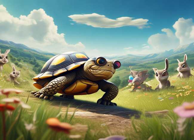 英文故事比赛，乌龟赛跑英文续写作文