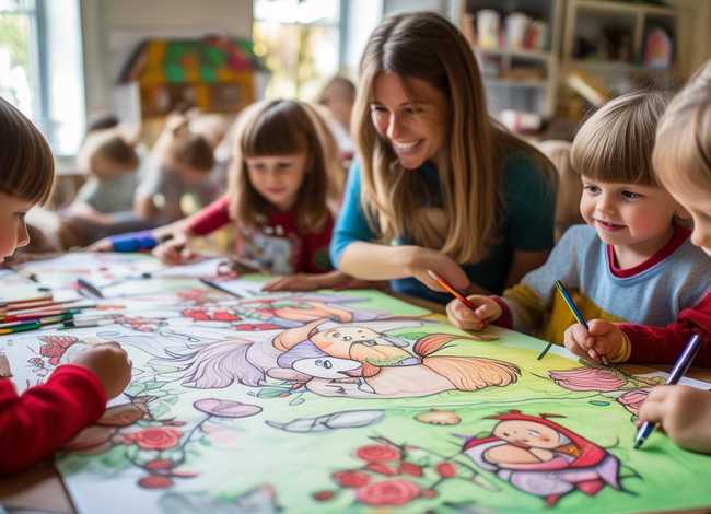 制作儿童故事绘本画，小红帽幼儿园自制绘本的教程怎么画的