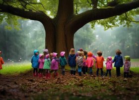 广播式儿童故事6-12岁；下雨的时候的童话故事