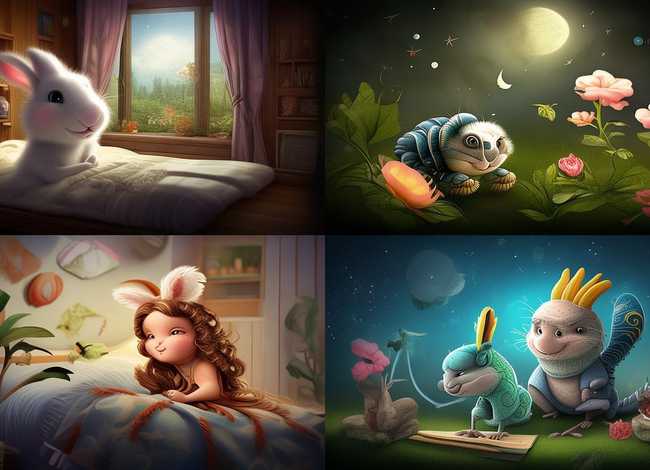 小尾巴长大了儿童睡前故事，给小孩听的睡前经典童话故事【四篇】