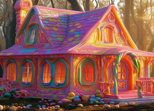 格林童话经典故事糖果屋 糖果屋英文