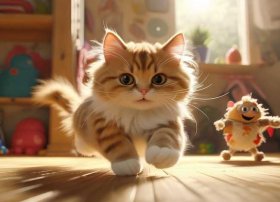 小花猫抓老鼠儿童故事 - 2岁幼儿趣味动物童话故事短篇