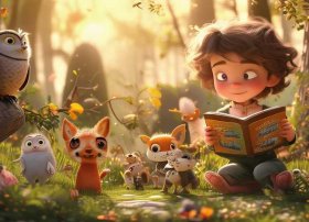 儿童森林故事完整版；儿童故事之森林动物朋友
