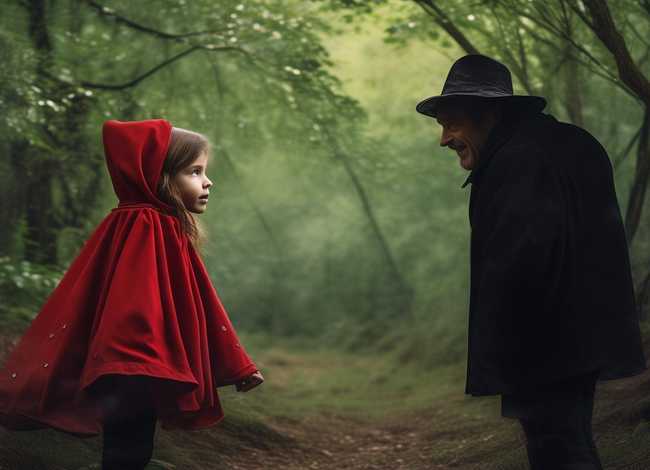 贝瓦故事陌生人，小红帽故事的内容