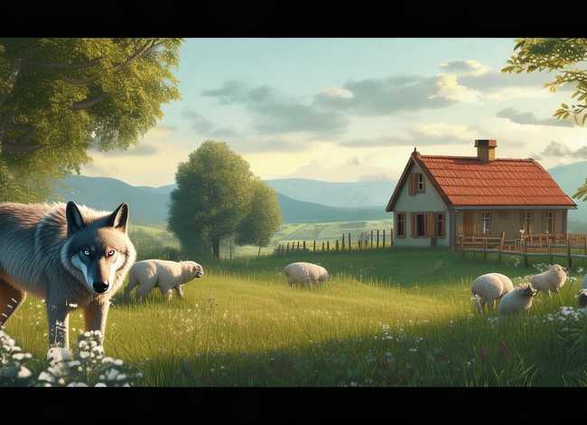 德语短篇故事；狼和七只小羊的故事德语简单描述