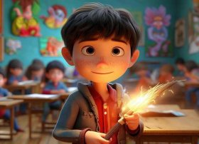 我读了很多儿童故事知道神笔马良；《神笔马良》读后感