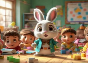儿童故事小兔子当家（幼儿园生活老师）